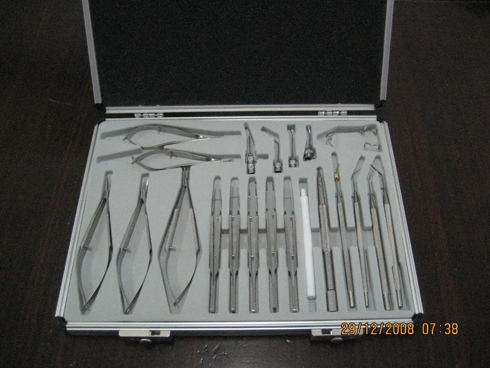 cataract ophthalmic microsurgery titanium instrument set