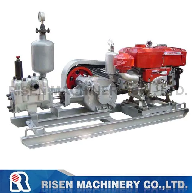 RISEN cement grout pump - diesel grouting cement pump