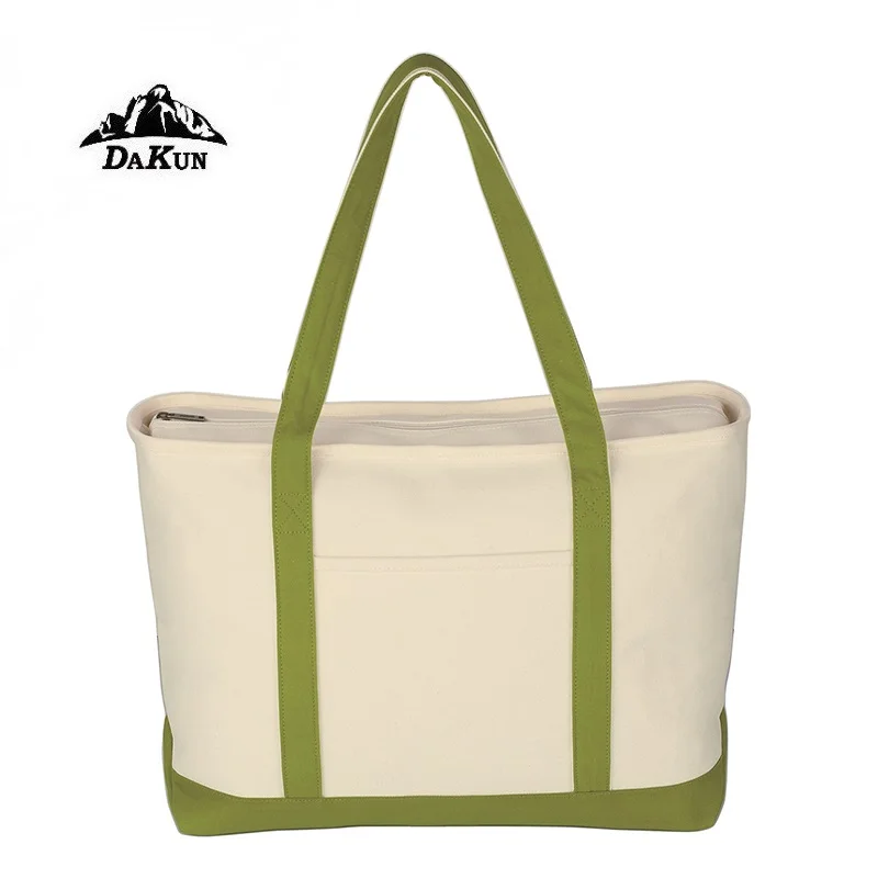 Cheap wholesale promotional large market tote cotton canvas shopping bag