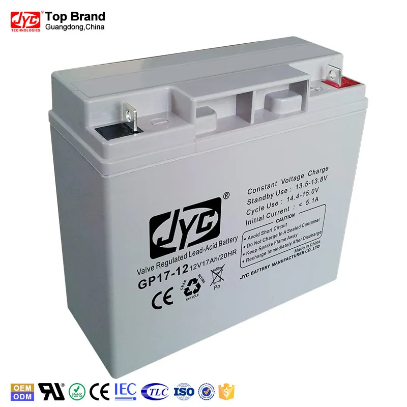 Maintenance Free Sealed Lead Acid Battery 12v 17ah 20hr Battery for UPS Uninterruptible Power Supplies