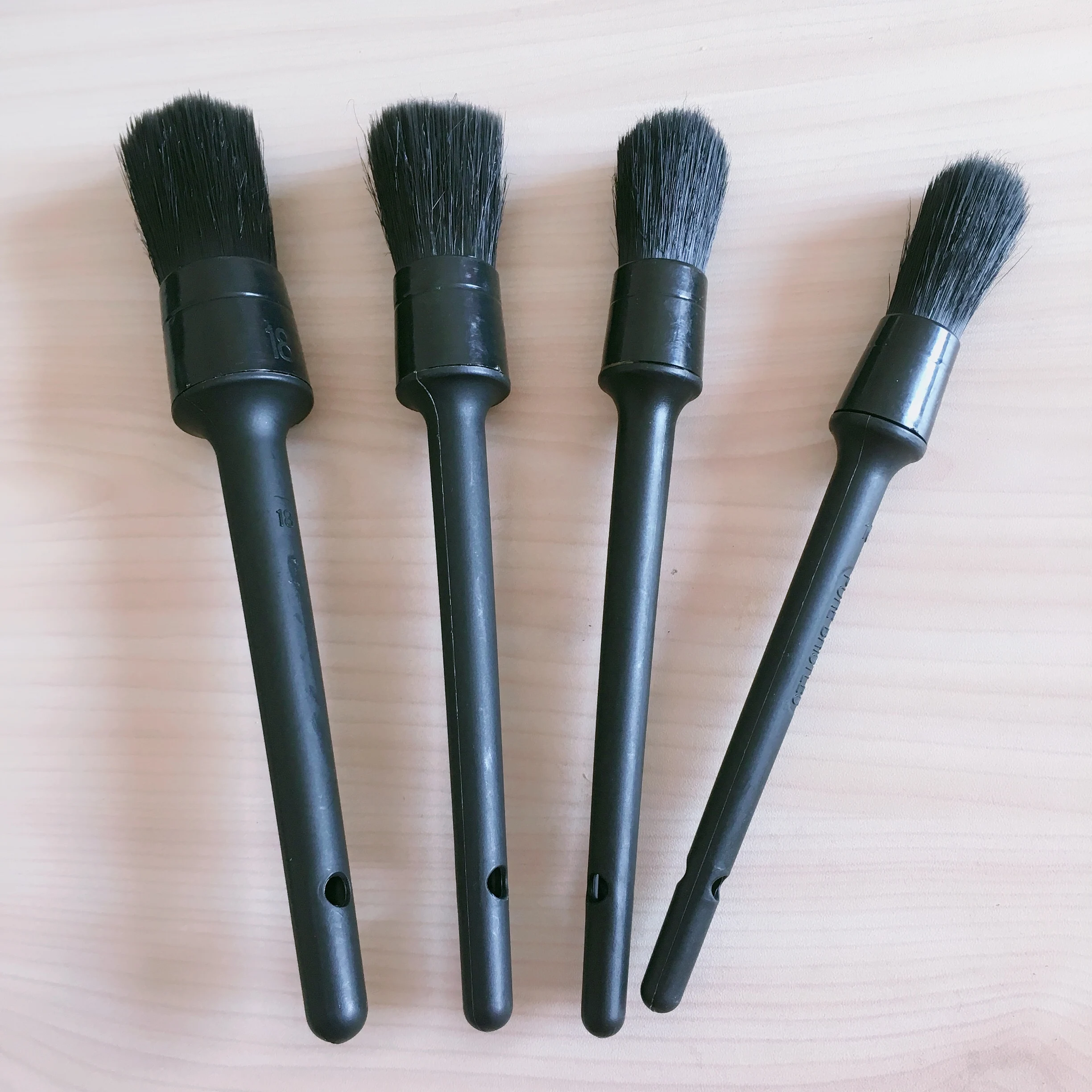 customize many types car detailing brushes set for detail work cleaning tool car care brush