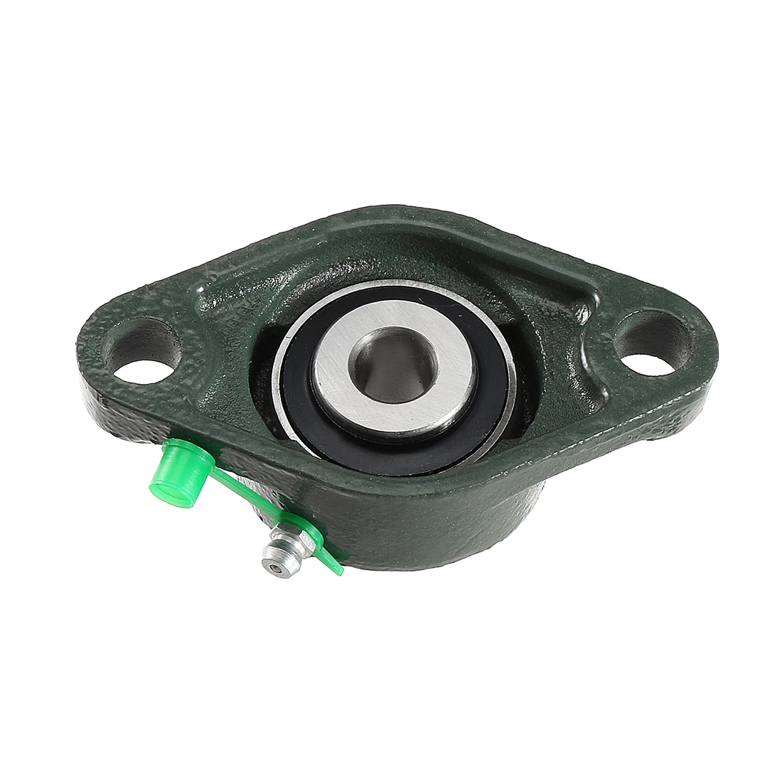 UCFL205 2 Bolt Flange Pillow block Bearing, 25mm Inside Diameter, Set Screw Locking, Cast Iron, Metric