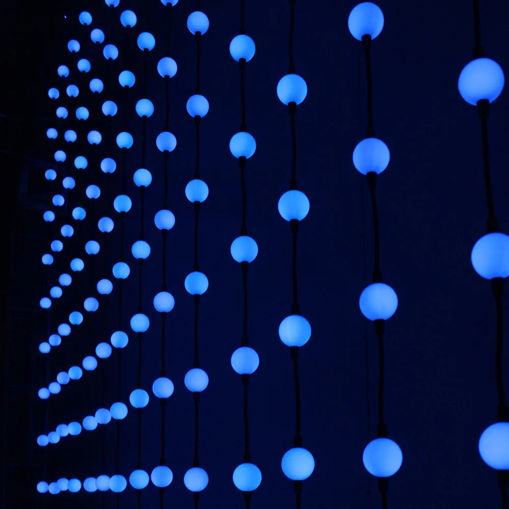 DMX Led 3D Ball String Led Ball Light Outdoor 3D Led Cube