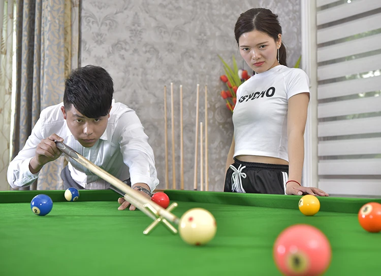 Solid wood slate billiard 8 ball pool table with cheap price for sale