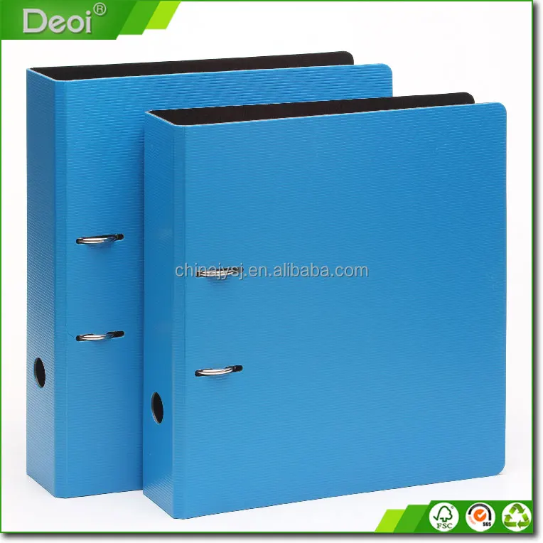 
China Golden Supplier High Quality Popular Custom Blue Multifunctional Office 2-D Ring Binder 