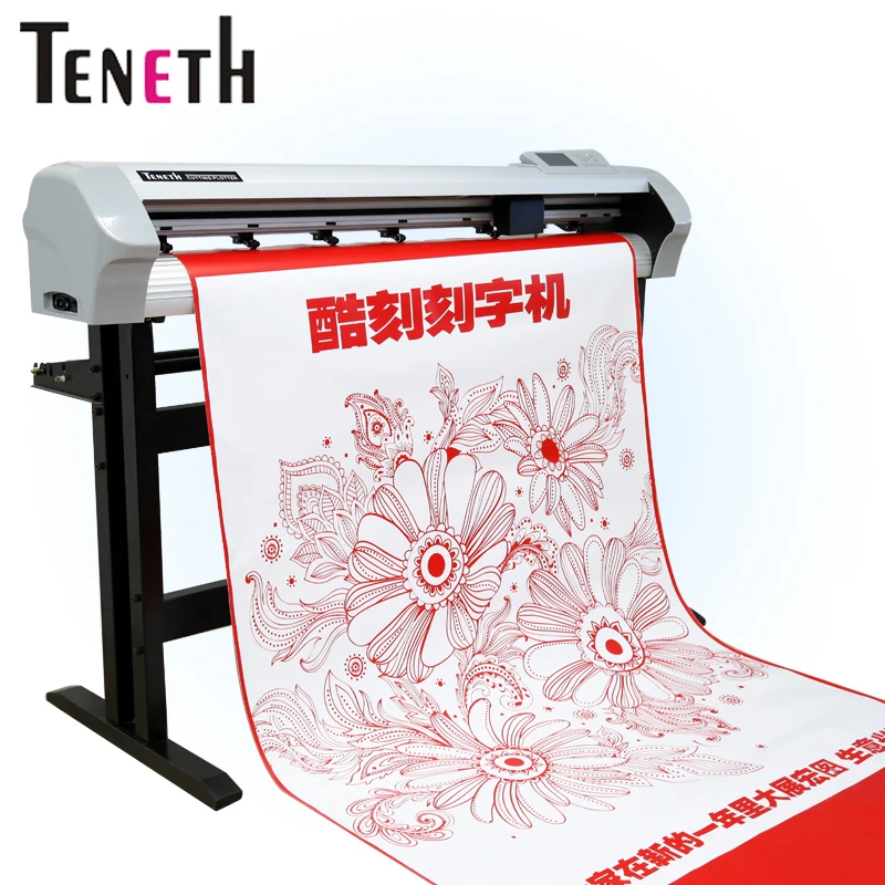 Teneth TK1350 High Pressure Economical Cutting Plotter for Cut 3M Reflective Film