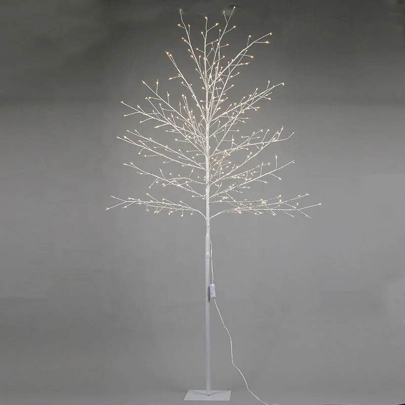 180cm hot sale led christmas decoration outdoor waterproof white copper wire birch twig tree light