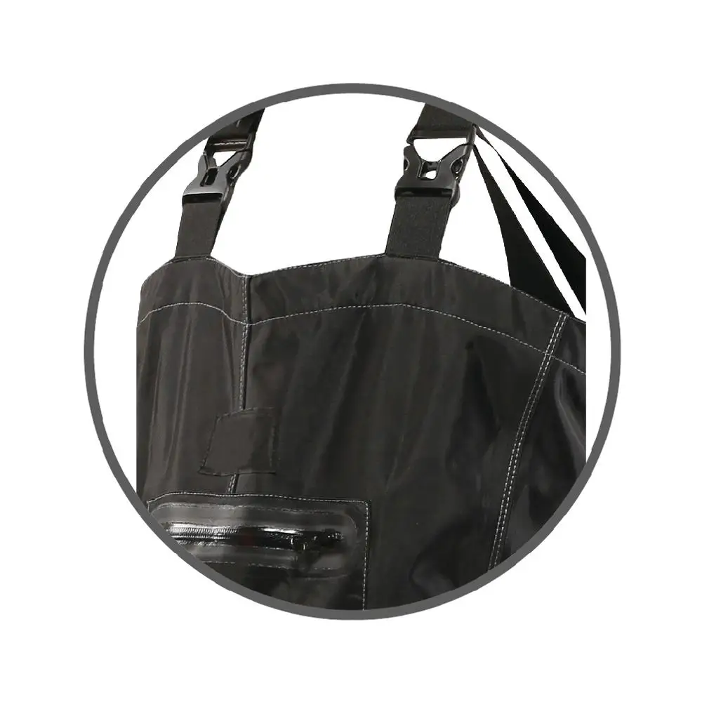 Cheap black fishing waders breathable fly fishing pants