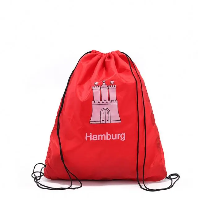 
Wholesale polyester bag or 210d nylon draw string backpack 