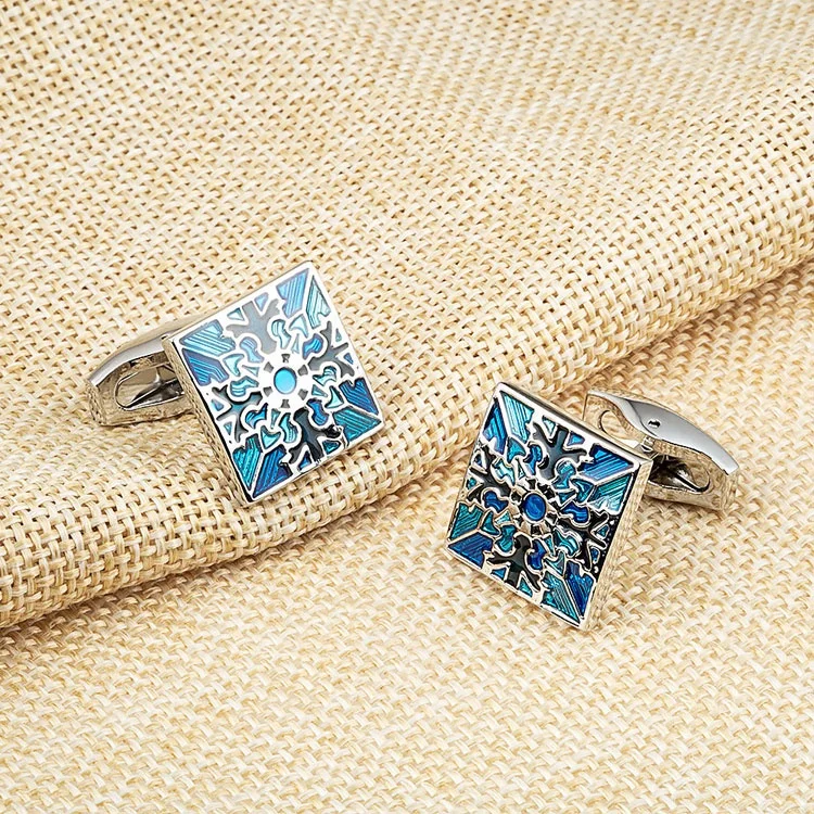 Marlary Factory Custom Fashion High Quality Enamel Souvenir Cufflinks For Mens Shirts