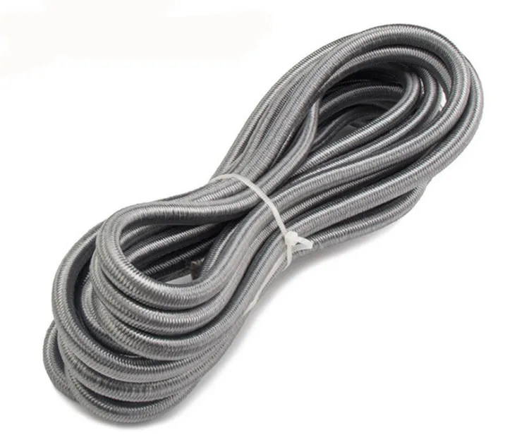 High tensile strength bungee cord /Bungee latex elastic rope/Bungee cord black 8mm