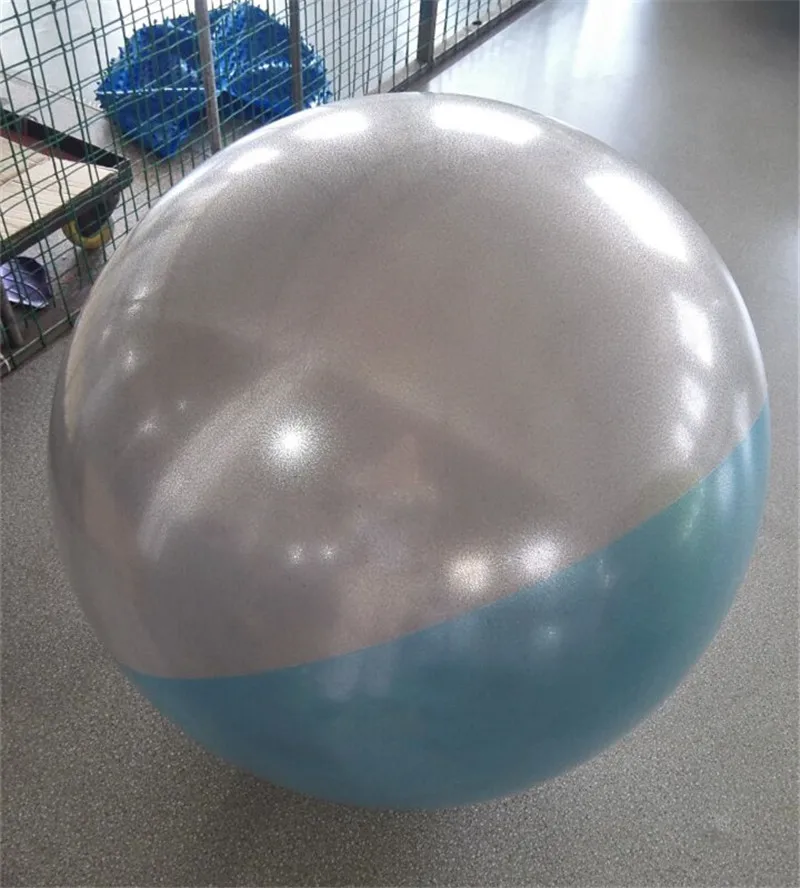double color pvc pilates Yoga Ball with Pump gym ball