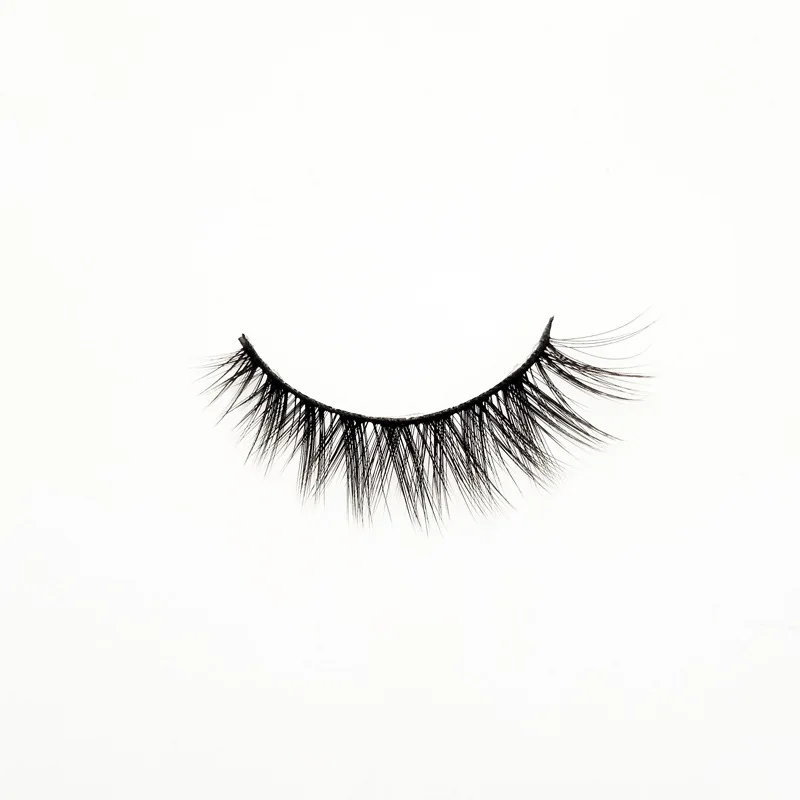 China Hot Sale 10 Pairs Silk Eye Lash Faux Mink False Lashes Synthetic Fake Eyelashes