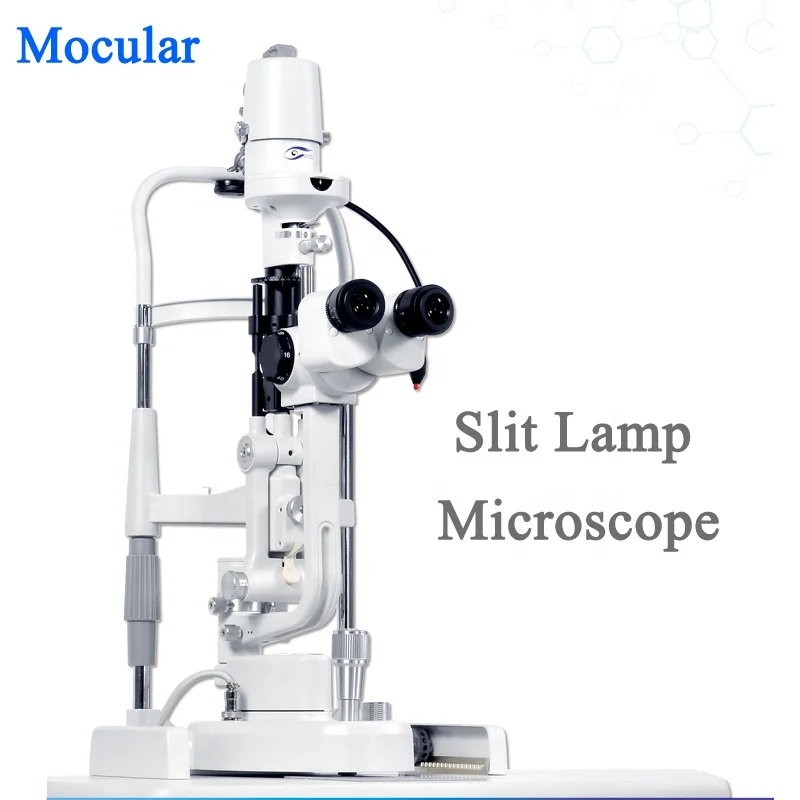 CE ISO утвержденное больничное офтальмологическое оборудование щелевая лампа со светодиодным источником