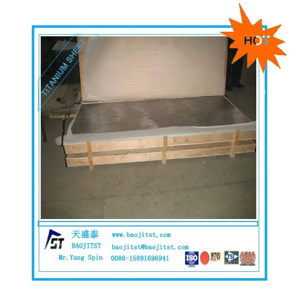 Gr7 Titanium Alloy Plate Ti-0.12%--0.25%Pd Plate ASTM B265