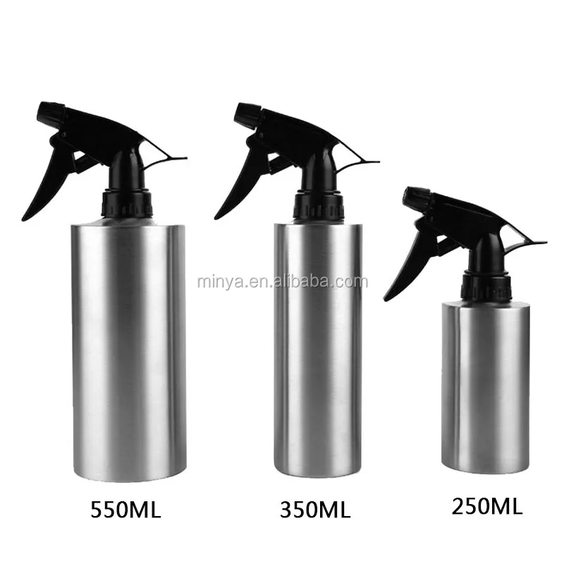 
High grade stainless steel trigger hand small metal spray bottle 