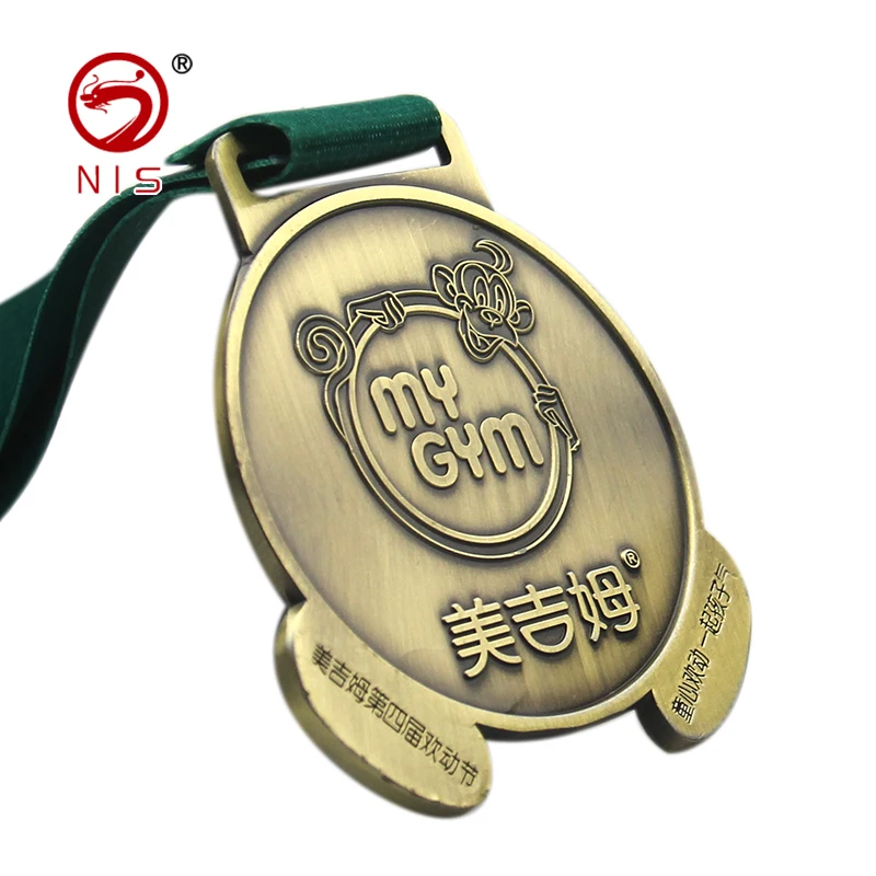 Объемная памятная медаль из античной меди на