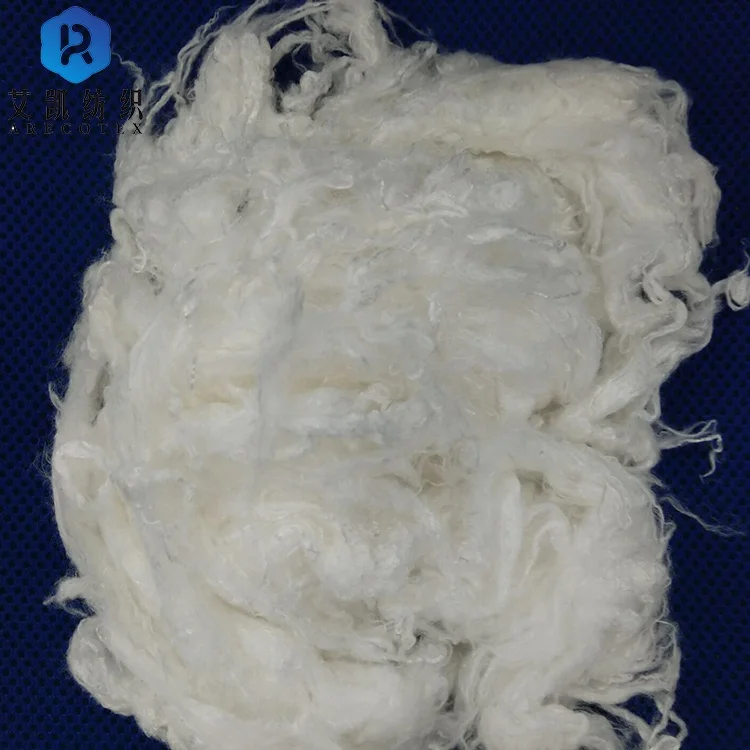 
Wholesale white FR fire retardant rayon Recycled Viscose fiber 
