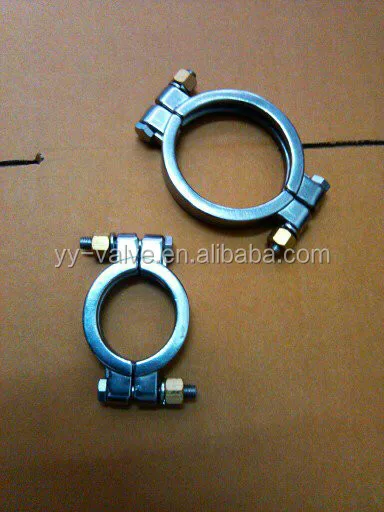 China manufacturer Stainless steel heavy duty high pressure pipe clamp heavy duty clamp