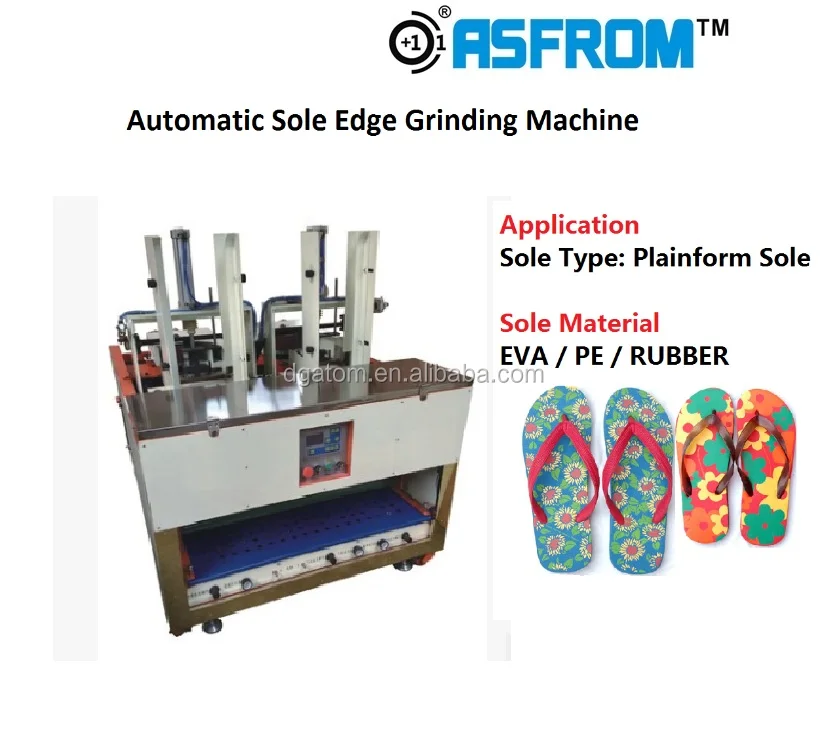 ASFROM Semi-automatic Sole Edge Grinding Polishing and Buffing Machine