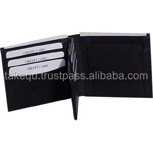 genuine nappa bifold mens Leather Wallets
