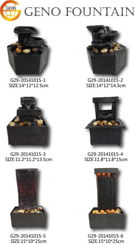 US Freeshipping Indoor Electric Tabletop Water Fountain