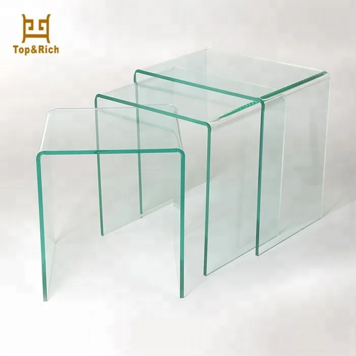 Wholesale OEM ODM Modern Clear Acrylic Coffee Table Cube Side Tea Table