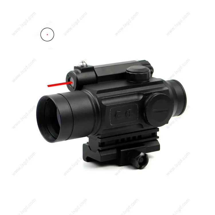 PHANTOM  HD-25   1X29 aluminum Red dot with red laser sight