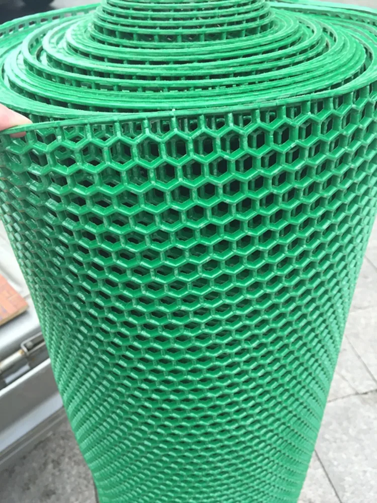 anti slip pvc floor mat Indoor outdoor hexagon PVC plastic garage floor mat