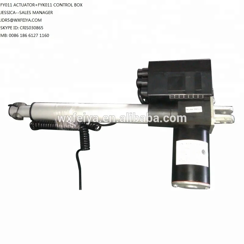 linear actuator model ml5 stroke 205mm 28 vdc3 amp