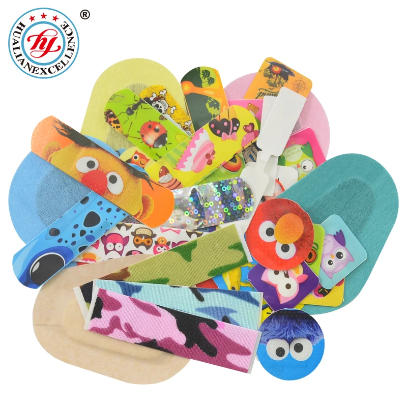 Canton fair hot sale custom printed cartoon adhesive plaster bandaid