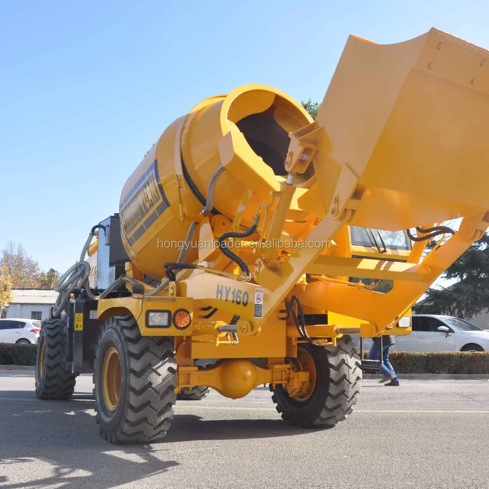 HY160 mini self loading mobile concrete mixer for Vietnam Argentina