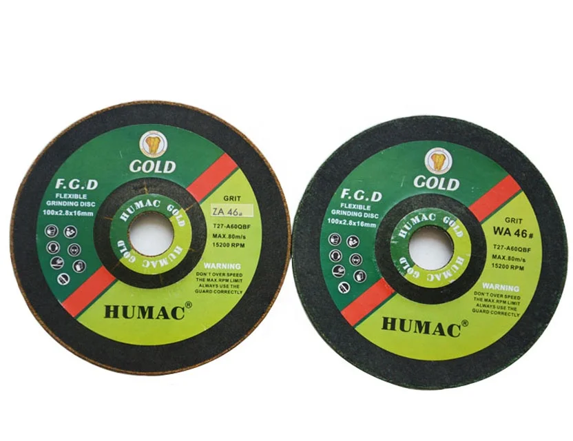 100x2,8x16 мм HUMAC GOLD ZA FGD для шлифовки металла