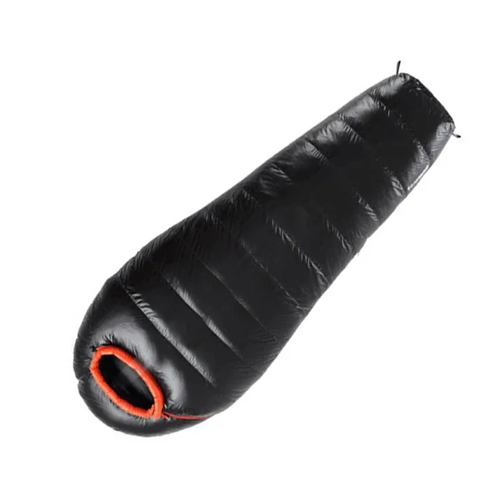 Спальный мешок для взрослых с гусиным пухом для холодной погоды