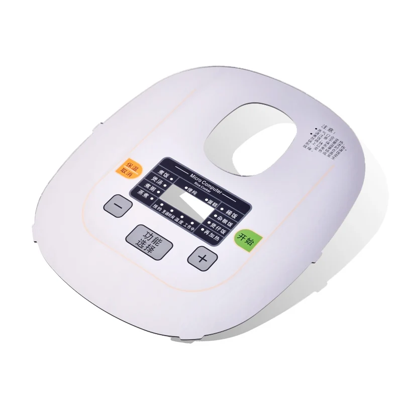 Пользовательские шелкография объектив акриловая панель управления