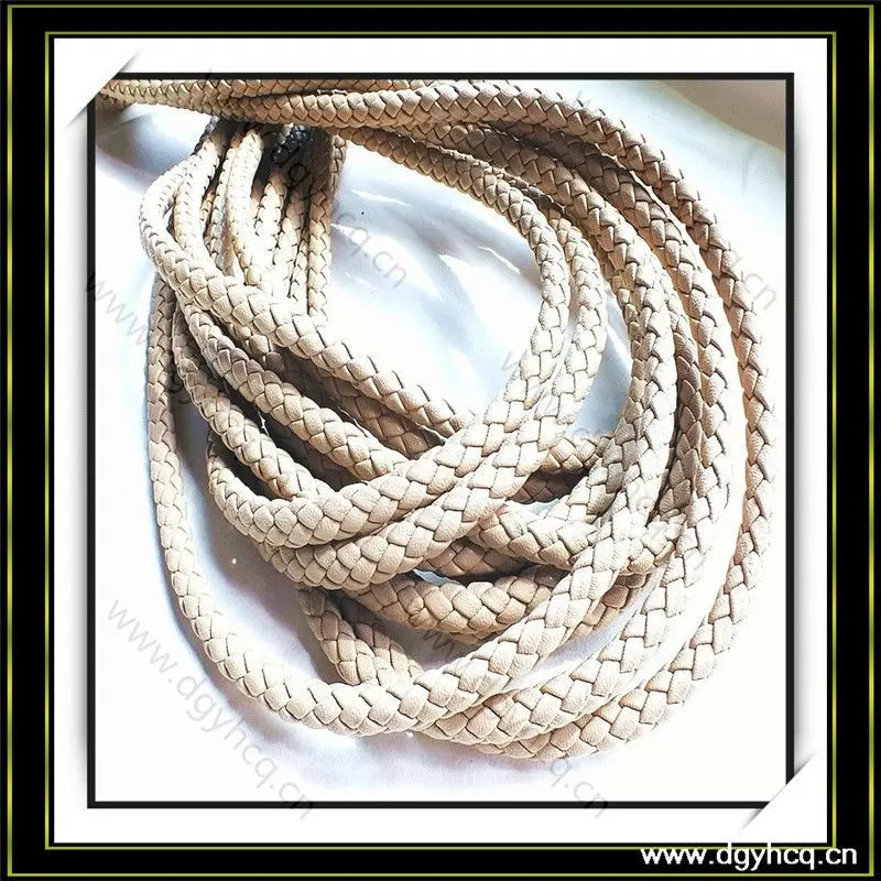 garment decorative leather lace weave bolo leather cord