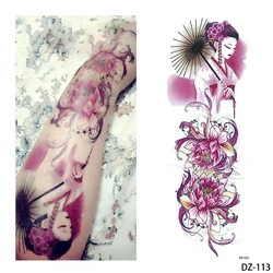 Glaryyears наклейка для татуировки на всю руку, рукав для ног QB3041 - QB3070 DZ