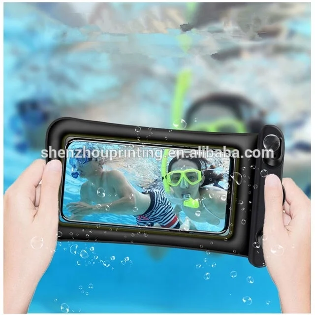 Trending products OEM custom PVC waterproof smartphone case armband clear floating hand phone waterproof bag