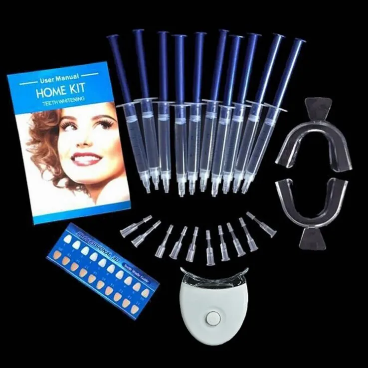 Teeth Whitening 44% Peroxide Dental Bleaching System Oral Gel Kit Tooth Whitener Dental Equipment 10PCS