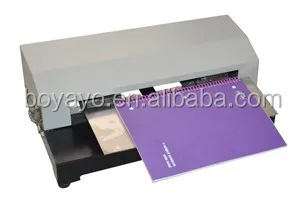 Сертификация CE, BOYA, профессиональная фабрика, ПЭТ, ПВХ, одиночная проволочная катушка, переплетная машина