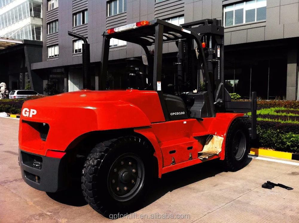 8Ton 3m lift height diesel forklift truck with ISUZU engine