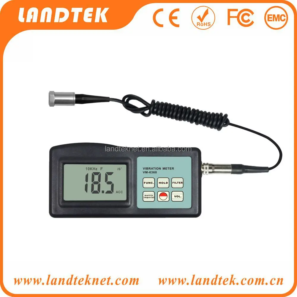 Manufacturer LANDTEK Vibration Measuring Tester Measuring Instrument VM-6360