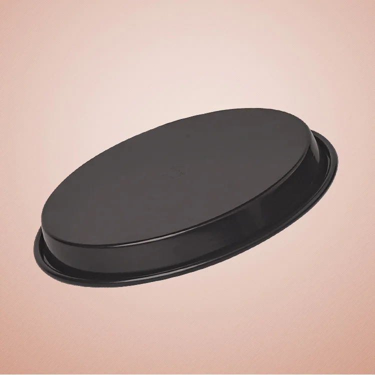 Black Pizza Baking Pan  Thicken  Non Stick Deep  Pie Pancake  Baking Pizza Tray Round  pizza pan
