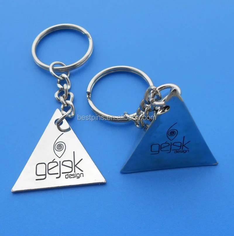 Модные треугольные и брелки в форме пирамиды из серебра