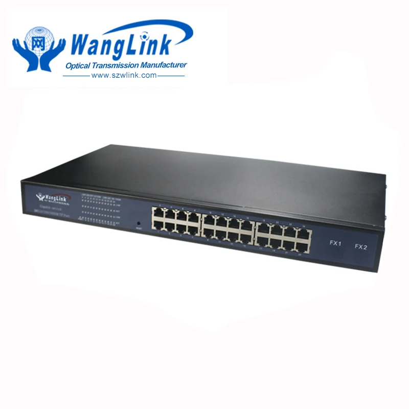 Горячие продаж Gigabit волокно Router 24 порта коммутатор PoE печатной платы