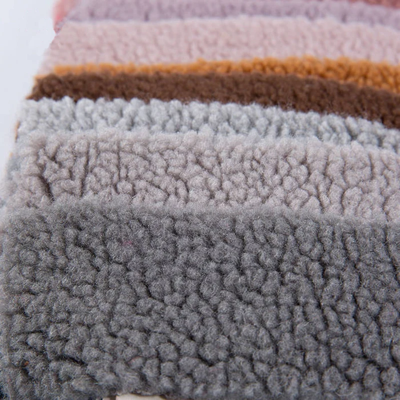 Зимняя мягкая теплая вязаная Полиэстеровая берберская флисовая ткань для одежды