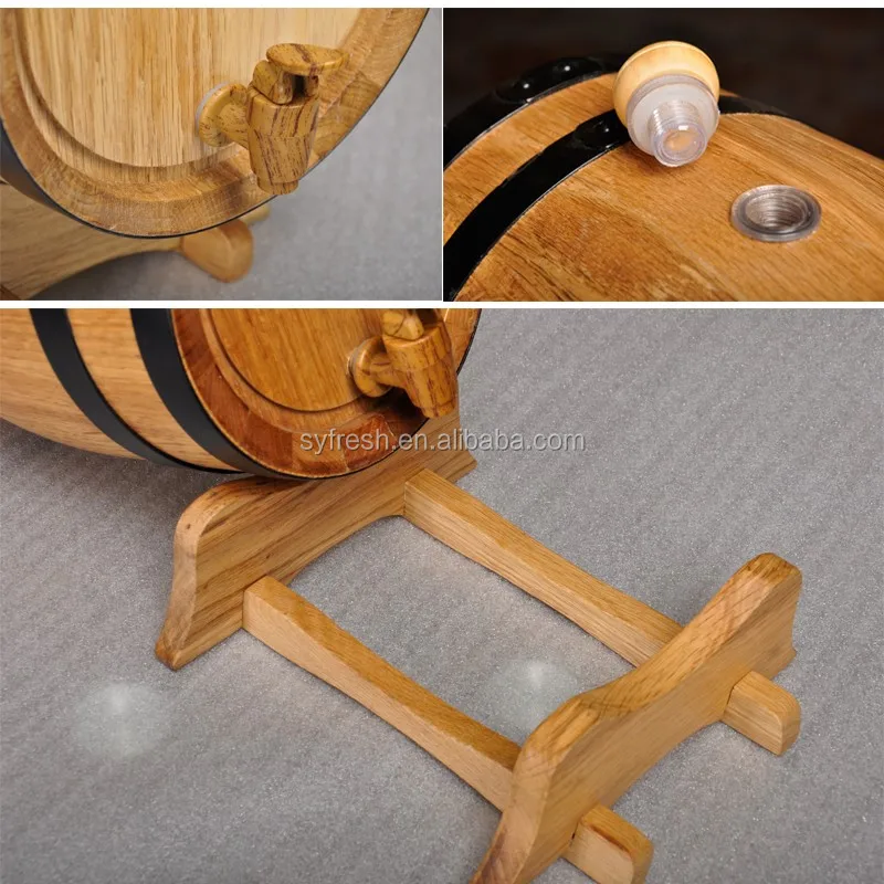 
Sales of 304 stainless steel interior oak beer barrels 