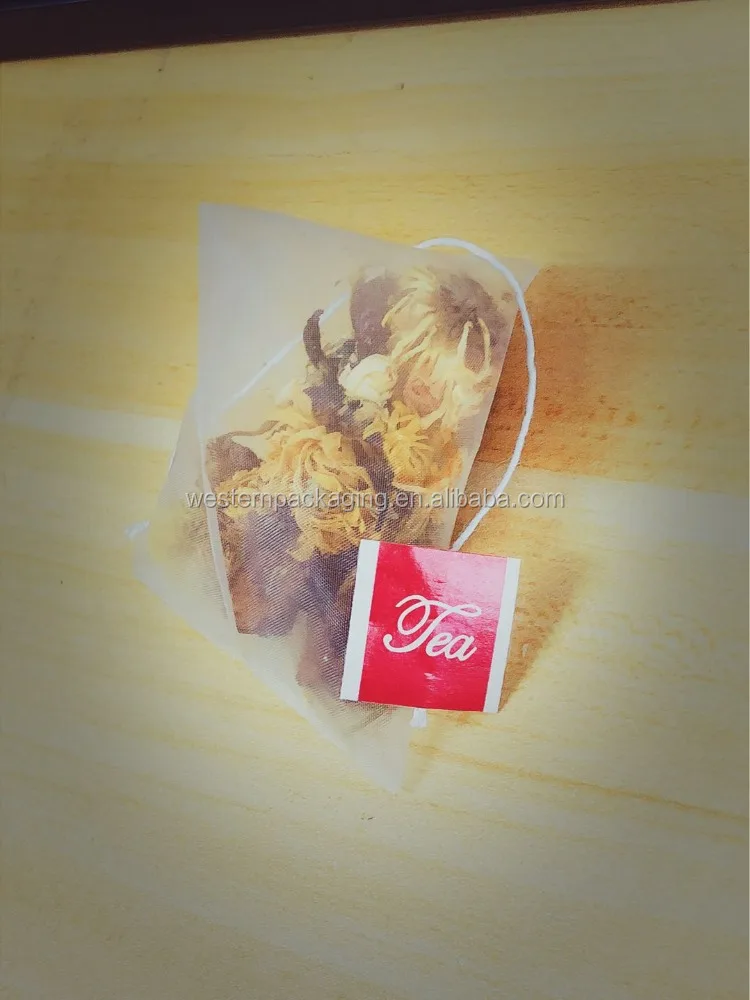 Biodegradable High Quality Pyramid Heat Seal Empty Nylon Mesh Triangle Tea Bag