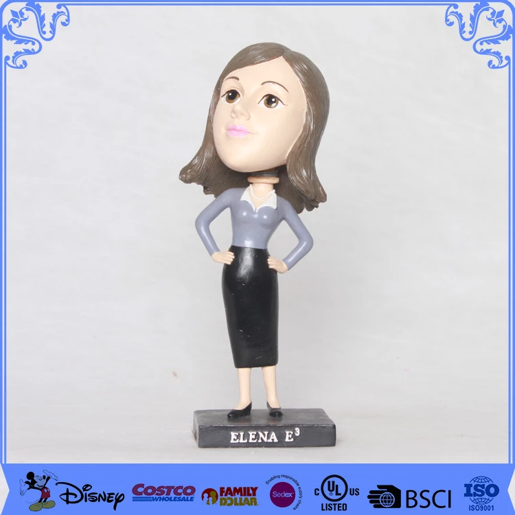 Good Quality Resin Statues Custom Polyresin Bobble Head  Doll Toy Car Sex Figurine Bobblehead