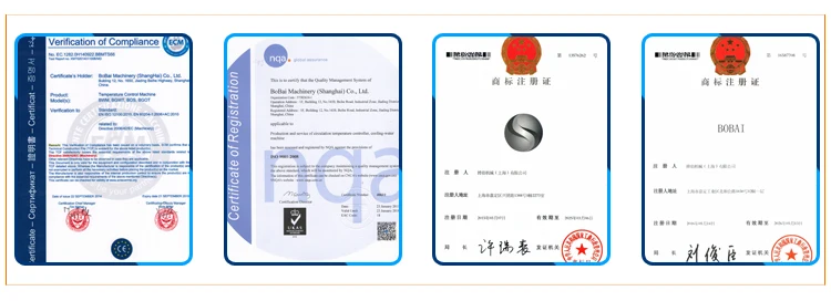 BOBAI PLC high temp heat conduction oil heating with Separate fuel tank capacity